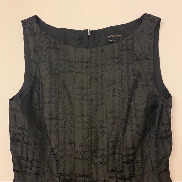 ✅ Max and Cleo Black Sleeveless Fit Flare Dress 4 - Picture 4 of 8